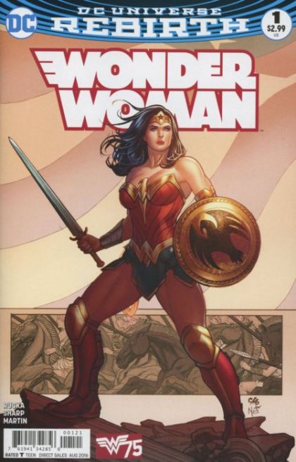 Wonder Woman #1 (2016) Signed by Frank Cho!