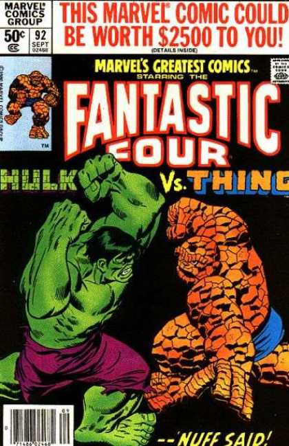 Marvel's Greatest Comics 92 (1980) Signed by Joe Sinnott